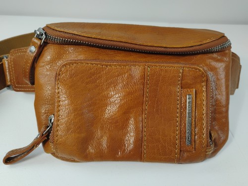 Marsupio SPIKES & SPARROW in pelle marrone marsupio cintura regolabile - Foto 2 di 14