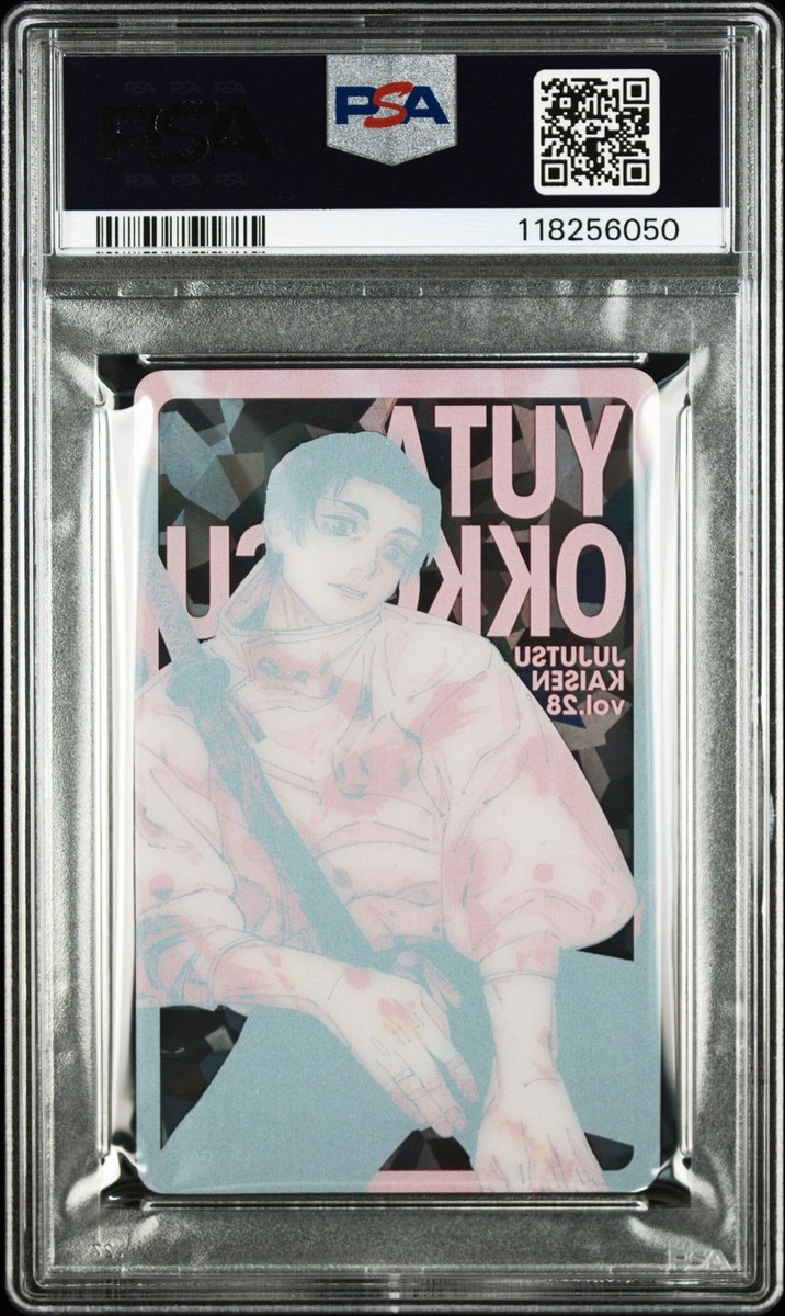 PSA10 Vol.28 Okkotsu Yuta Jujutsu Kaisen Holo Clear Card Jump