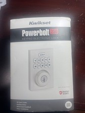 NEW Kwikset Powerbolt 250 Keypad Deadbolt Electronic Satin Nickle 992500-002