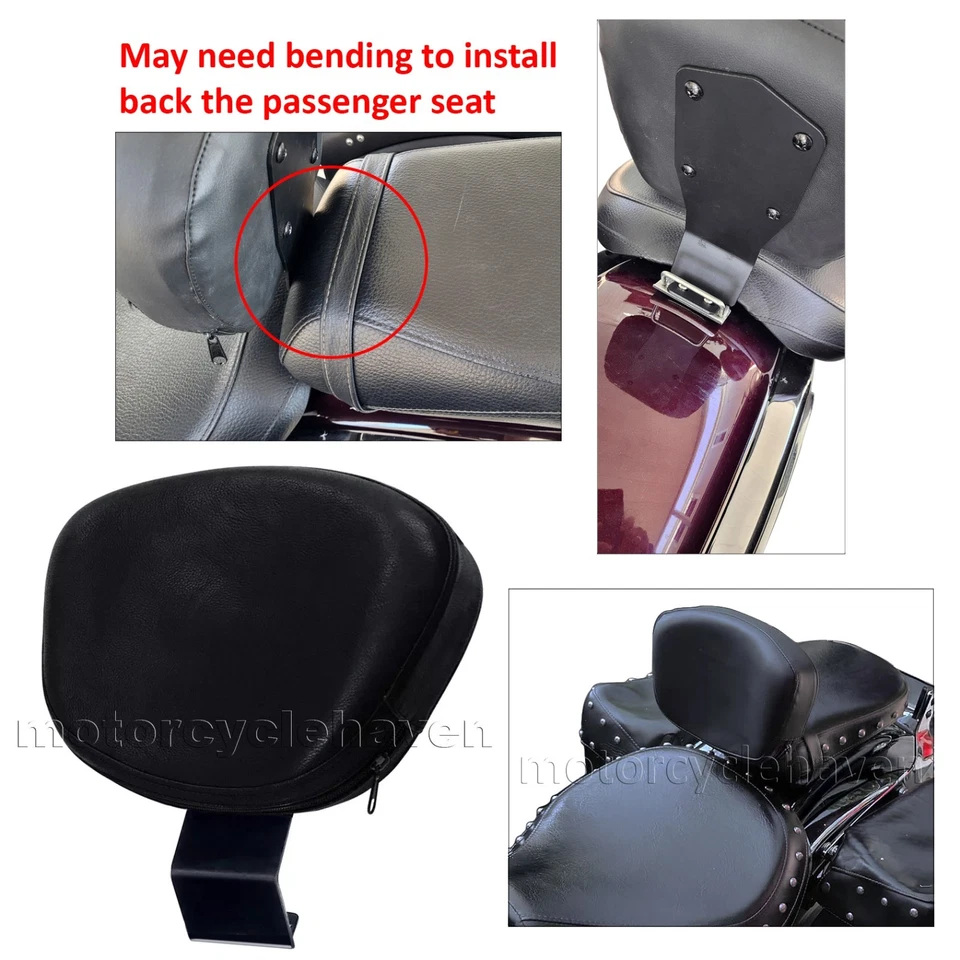 Almohadilla de respaldo del conductor Suzuki Boulevard C50 VL800 2008-UP (defecto de fábrica) Foto 2 de 4