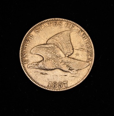 1857 Flying Eagel Cent  XF