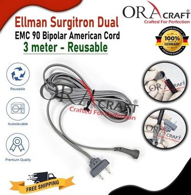 Ellman Surgitron Dual EMC 90 Bipolar American Cord Reusable