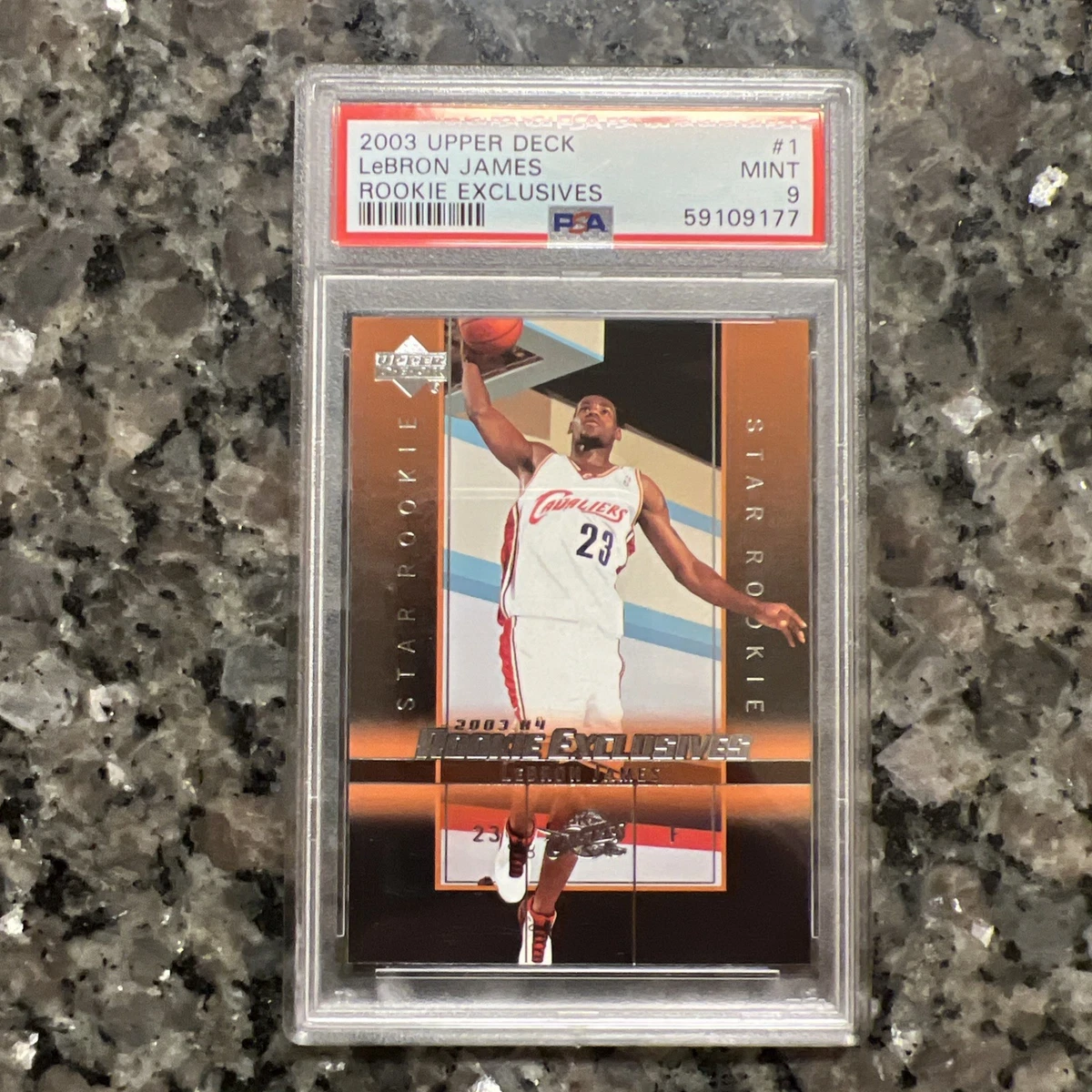 LeBron James Basketball Grade 9 Rookie Sports Trading Cards