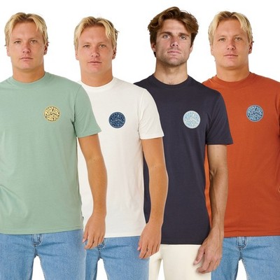 Rip Curl Herren Streamline Palmy Graphic Kurzarm T-Shirt