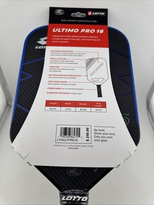 Lotto Ultimo Pro 16mm Pickleball Paddle. BRAND for sale