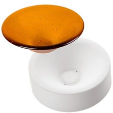 7.4"RD.-Deep 2.2" Bullseye Cone Bowl Mold Glass Fusing