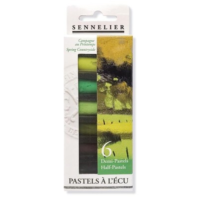 6 PCS ExtraSoft French Pastel Professional Artists Half Spring Inspired Set