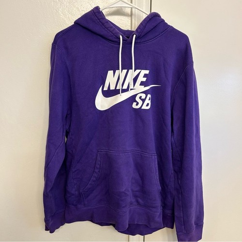 Nike SB Purple Graphic Pullover Hoodie Men’s Size Large