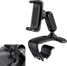 Car Phone Holder Dashboard 180 Rotary Clip on Navigation Stand Multifunctional