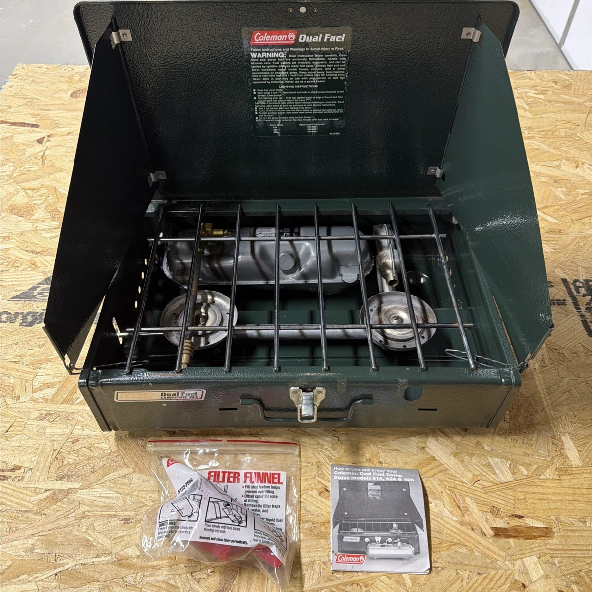 Coleman Dual Fuel Stove 424 for sale | eBay