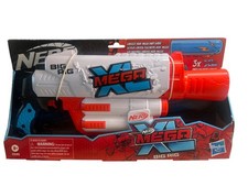 Nerf Mega XL Big Rig Blaster, 3 Nerf Mega XL Whistler Darts, Largest Darts Made