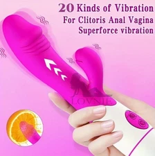 20 Speeds Rabbit Vibrator Sex Toys for Women Dildo G-Spot Massager