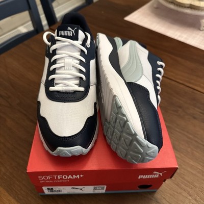 NIB Women s US Size 7 - PUMA R78 Voyage Frosted Dew Club Navy Sneakers Shoes