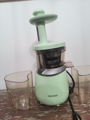 Hurom HP Masticating Slow Juicer Mint Green Machine Healthy Kitchen Appliance