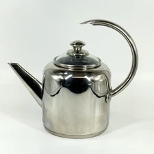Calphalon Stainless Steel Tea Kettle 2 Qt 4302 Stovetop Coffee Hot Water Lid