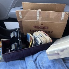 Vintage 1940's SAWYER'S BAKELITE VIEW-MASTER w/ CASE GREAT REELS W/BOX