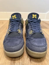 Michigan Jordan 4 PE Retro 2020 Size 12 Used AJ4 1036660 Custom