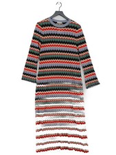 RIXO Jumper Midi Dress UK12 in Multi