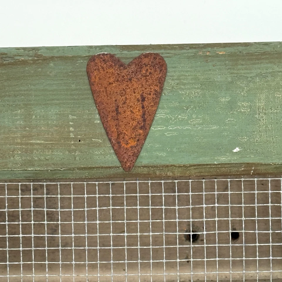 Vintage Primitive Hanging Spice Cup Trinket Kitchen Bathroom Cabinet - Image 2 of 4