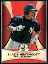 2010 Bowman Platinum #PP17 Slade Heathcott Prospects Red Refractors 21/25