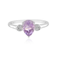 Cavill Lavendel Amethyst Ring 1,55Ct Tropfen 925 Silber Zirkon Damen-