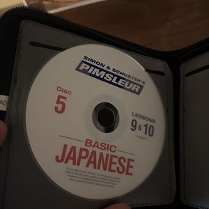 Pimsleur Basic Japanese Audio CD Set 2005 Lessons 1–10 Simon & Schuster Vintage