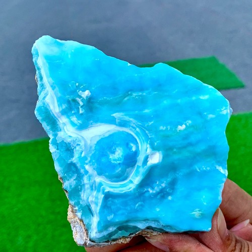 342G Natural larimar/hemimorphite Gorgeous rough raw Crystal Mineral Specimen - Picture 14 of 23