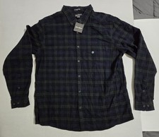 Eddie Bauer Men's Plaid Button Up Long Sleeve Shirt, Size XL