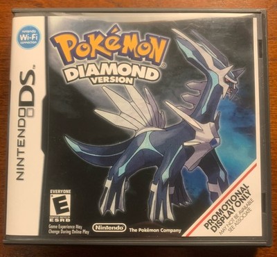 Pokemon Diamond Nintendo DS Custom Replacement Case ONLY *No Game For Display