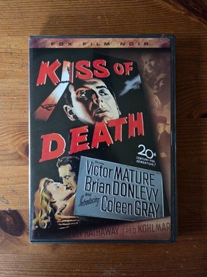 KISS OF DEATH (DVD, 1947) Victor Mature, Brian Donlevy, Coleen Gray - Film Noir