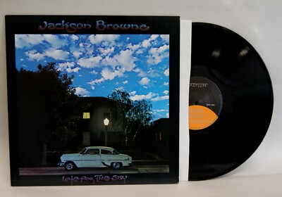 Jackson Browne Late For The Sky 1990 reissue Ultrasonically Cleaned NM/EX R-1034