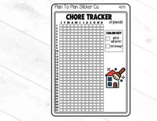 4070~~Chore Tracker Planner Stickers.