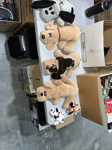 10 Tonka 1980's 90's Miniture Pound Puppies Lot