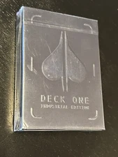 Deck One Industrial Edition Rare Misprint Theory 11 Playing Cards