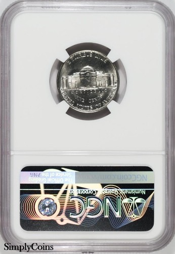 1959-D Jefferson Nickel ~ NGC MS66 ~ GEMMA BU NON CIRCOLATA MQ - Foto 2 di 8