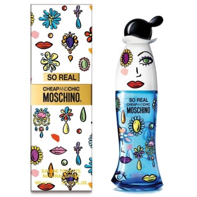 Cheap And Chic So Real by Moschino EDT 3.4US/100ML Women Natural Spray NewIn Box