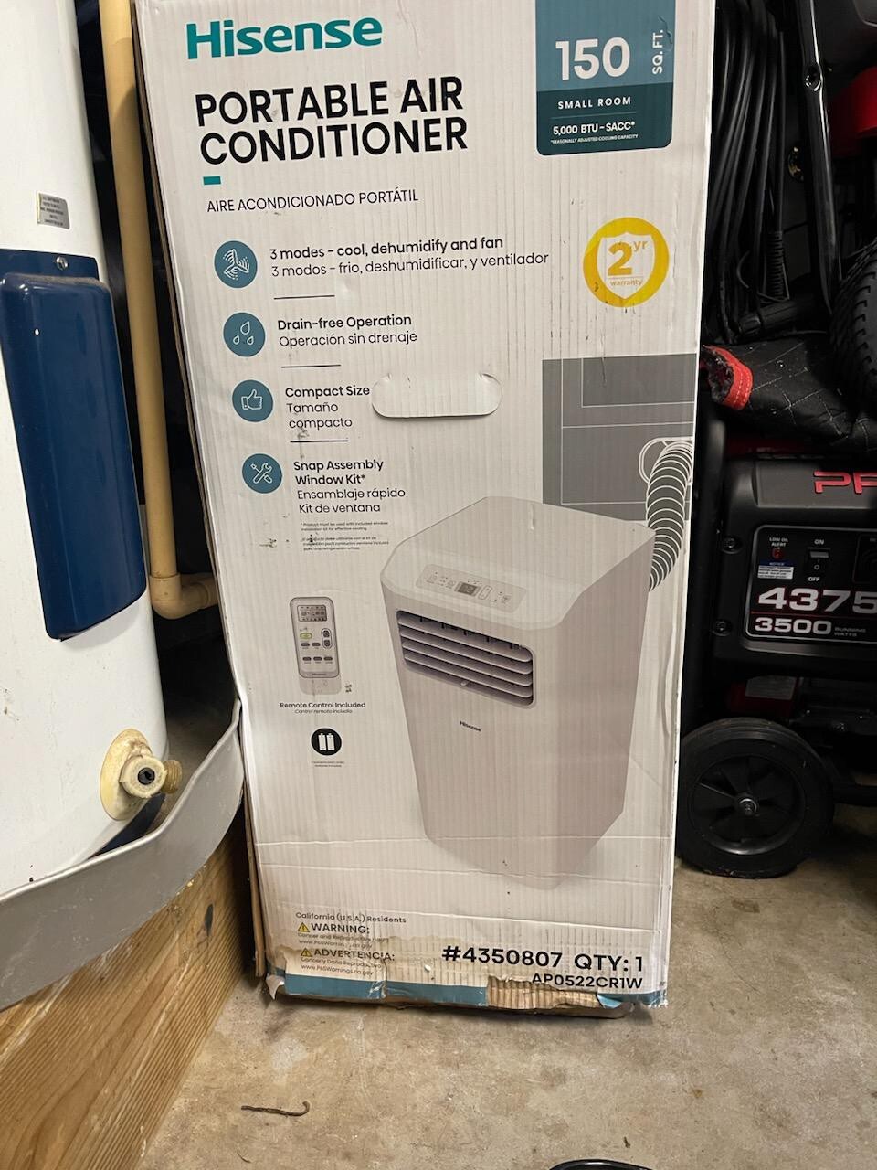 Hisense AP0621CR1W Portable Air Conditioner 819130027388 eBay