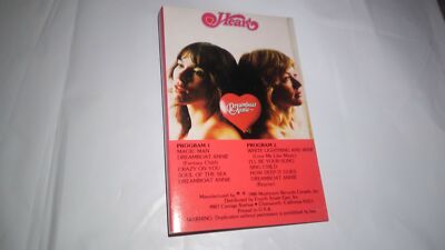 Heart Dreamboat Annie Cassette J CARD ONLY NO TAPE OR CASE