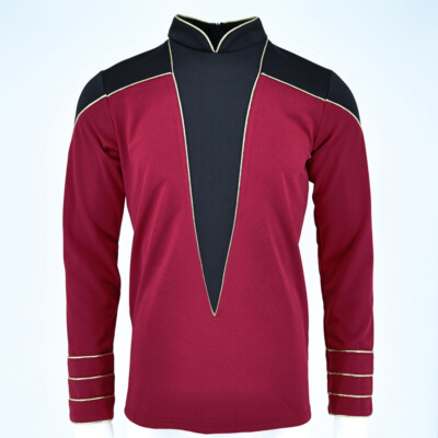 The Next Generation Flag Officer Uniform TNG Admiral Red Shirt