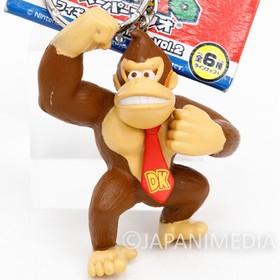 Donkey Kong Figure Keychain Nintendo Super Mario JAPAN FAMICOM SNES