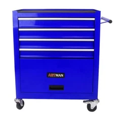 4 Drawers Rolling Tool Box Cart Tool Storage Cabinet Steel Tool Chest w/ Wheels