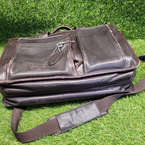 Wilson's Leather Laptop travel Bag Distressed! - Picture 5 of 24