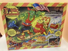 Crusaderskater Toxic Crusaders Playmates Bandai 1991 Skate Board New With More