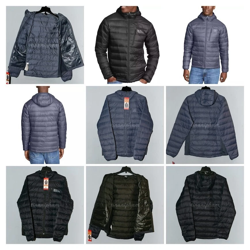 NWT Eddie Bauer Men's Lightweight 550 Down Puffer Jacket IN GRAY, BLACK
Opens in a new window or tab