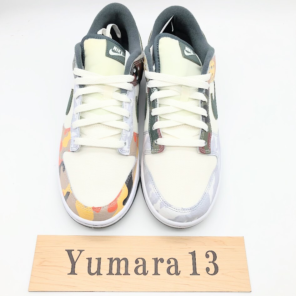 Nike Dunk Low SE Sail Multi Camo DH0957-100 Men's Size | eBay