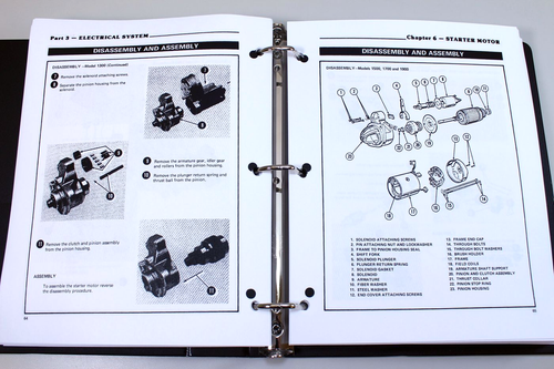 Ford 1300 Traktor Service Teile Betriebsanleitung Werkstattbuch Überholung Reparatur Set - Bild 10 von 12