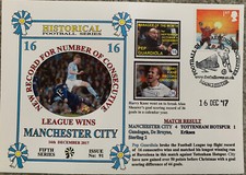 MANCHESTER CITY (RECORD LEAGUE WINS) V TOTTENHAM HOTSPUR 16TH DEC 2017 COVER