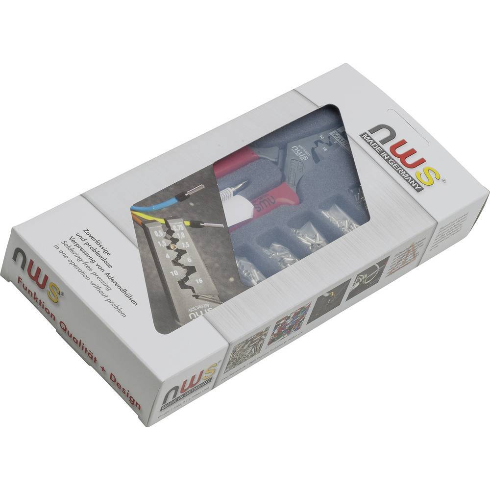 NWS 143B Kit di pinze a pressare 502 parti Boccola 0.5 fino a 16 mm² incl.
