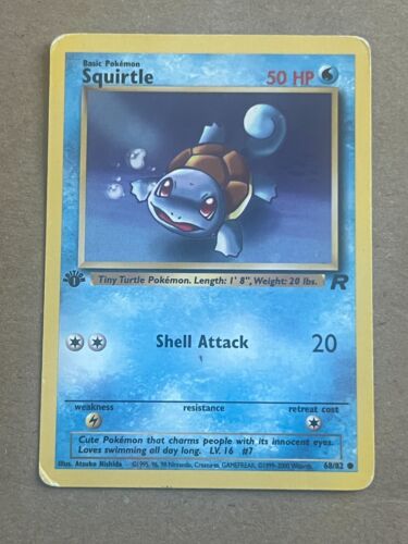 Squirtle (68/82) Team Rocket - 1st Edition - 2000 - WotC - MP - Pokémon - Picture 1 of 2