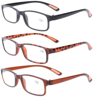 3er - Set - Lesebrille / Lesehilfe AUTUMN im ultimativen Spar - Angebot [B-Ware]